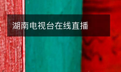 湖南電視臺(tái)在線直播