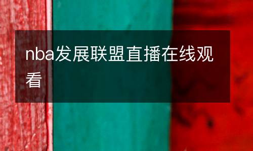 nba發(fā)展聯(lián)盟直播在線觀看