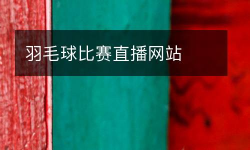羽毛球比賽直播網站