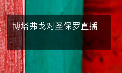 博塔弗戈對圣保羅直播